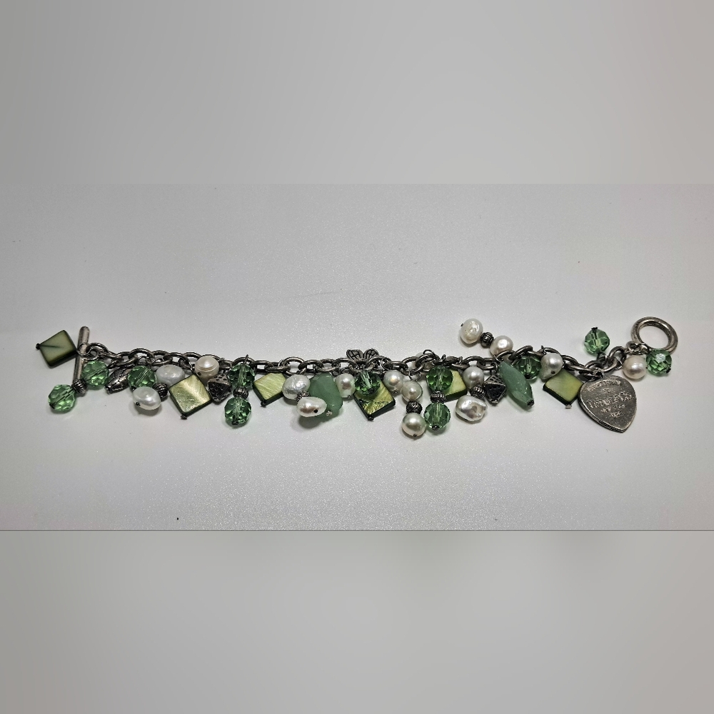 Charm Bracelet With Tiffany & Co. Heart Tag Charm - Picture 3 of 7